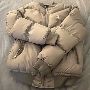US polo assn. puffer bomber jacket